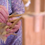 天然竹皮の草履 Lサイズ 青 / 緑｜irozori｜軽部草履 軽部草履