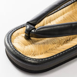 天然竹皮の草履 Lサイズ 赤 / 黒｜K Bros.｜軽部草履 軽部草履