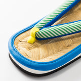 天然竹皮の草履 Lサイズ 青 / 緑｜irozori｜軽部草履 軽部草履