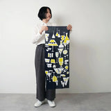 ガラス ピンク・ネイビー｜Aobato｜手ぬぐい Aobato