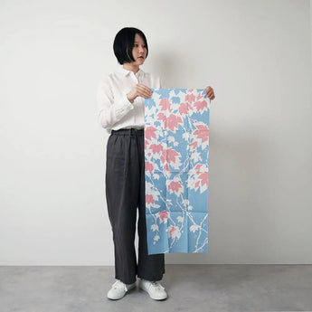 つた　グリーン・ブルー｜Aobato｜手ぬぐい Aobato