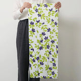 あおばと ハスカップ グリーン・グレー｜Aobato｜手ぬぐい Aobato