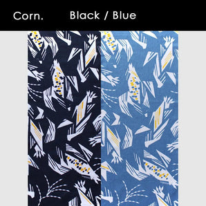 とうきび　ブラック・ブルー｜Aobato｜手ぬぐい Aobato