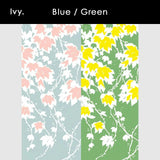 つた　グリーン・ブルー｜Aobato｜手ぬぐい Aobato