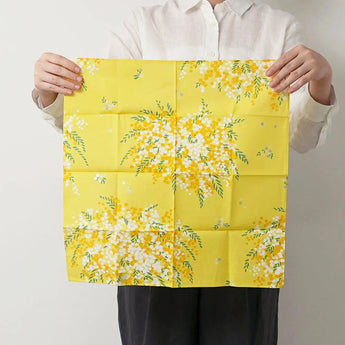 風呂敷 45cm｜こはれ ミモザ イエロー｜綿100％｜むす美 むす美