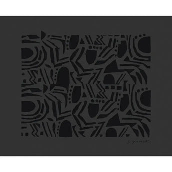 和紙トートバッグ | SAMIRO YUNOKI SIWA FLATバッグ 黒 Lサイズ | SIWA SIWA