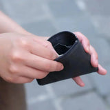 和紙 コインケース | mina perhonen | w memoria ブラック | カードケース 小銭入れ | SIWA SIWA