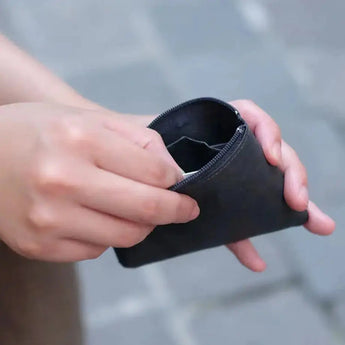 和紙 コインケース | mina perhonen | w memoria ブラック | カードケース 小銭入れ | SIWA SIWA