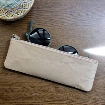 和紙 ペンケース | mina perhonen | run run run ダークブルー | 携帯用ハブラシケース | SIWA SIWA