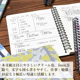 ノートの中は5mm方眼