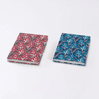 御朱印帖｜大判サイズ (B6) ｜南天柄｜手染め和紙 朱印帖 蛇腹式 日本製｜京都職人仕上げ 【 Fuwa Market オリジナル 】 Fuwa Market