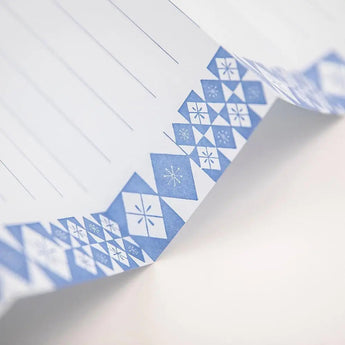 蛇腹便箋 レターセット つづり箱付き | 色硝子柄 便箋・封筒 | 榛原(はいばら) 榛原