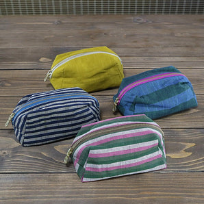 【ポーチ】山ポーチ 会津木綿 4色 HARAPPA