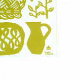 手ぬぐい｜甕と籠｜注染｜石北有美 染色家 石北有美