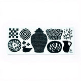 手ぬぐい｜甕と籠｜注染｜石北有美 染色家 石北有美