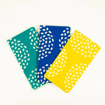 手ぬぐい｜米つぶ｜注染｜石北有美 染色家 石北有美