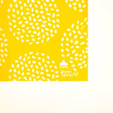 手ぬぐい｜米つぶ｜注染｜石北有美 染色家 石北有美