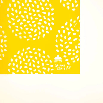 手ぬぐい｜米つぶ｜注染｜石北有美 染色家 石北有美