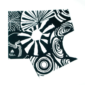 手ぬぐい｜馬の目｜注染｜石北有美 染色家 石北有美