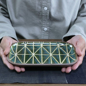 【角皿】やちむん 中 シャングリラ 一翠窯