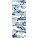 手ぬぐい | 霞に千鳥柄 | 綿100% | 梨園染 注染 | 戸田屋商店 戸田屋商店（梨園染）