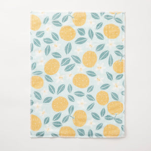 【かや織ふきん】綿100% かや織5枚重ね 夏みかん 中川政七商店