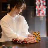 メモ帳｜梅柄｜手染め和紙 ブロックメモ帳 日本製｜幸せの文様シリーズ 文房具【 Fuwa Market オリジナル 】 Fuwa Market