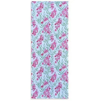 手捺染 手ぬぐい | 三つ葉つつじと枝垂れ柳×甕覗色 | 綿 (特岡生地) | 京都 都もだん 都もだん