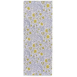 手捺染 手ぬぐい | ろう梅と猫柳柄 | 白 / 青鈍 / 浅葱色 | 綿 (特岡生地) | 京都 都もだん 都もだん