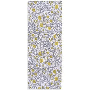 手捺染 手ぬぐい | ろう梅と猫柳柄 | 白 / 青鈍 / 浅葱色 | 綿 (特岡生地) | 京都 都もだん 都もだん