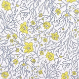 手捺染 手ぬぐい | ろう梅と猫柳柄 | 白 / 青鈍 / 浅葱色 | 綿 (特岡生地) | 京都 都もだん 都もだん