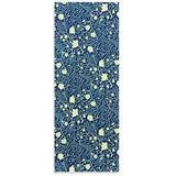 手捺染 手ぬぐい | ろう梅と猫柳柄 | 白 / 青鈍 / 浅葱色 | 綿 (特岡生地) | 京都 都もだん 都もだん