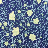 手捺染 手ぬぐい | ろう梅と猫柳柄 | 白 / 青鈍 / 浅葱色 | 綿 (特岡生地) | 京都 都もだん 都もだん