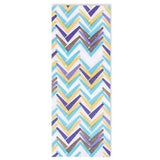 手捺染 手ぬぐい | 舞妓衿柄 | 浅葱色 / 赤紅 | 綿 (特岡生地) | 京都 都もだん 都もだん