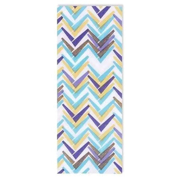 手捺染 手ぬぐい | 舞妓衿柄 | 浅葱色 / 赤紅 | 綿 (特岡生地) | 京都 都もだん 都もだん