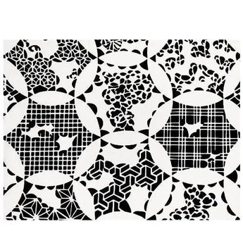 手捺染 手ぬぐい | 鞠柄 | 紺瑠璃 / 濃藍 |  綿 (特岡生地) | 京都 都もだん 都もだん