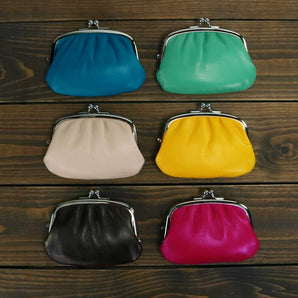 【親子がま口】財布 牛革 6色 日本製 松野屋