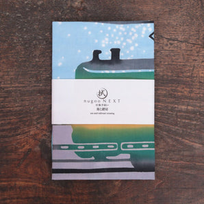 【手ぬぐい】綿100％ 岡生地 注染 海と踏切 nugooNEXT