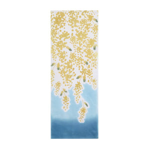 【手ぬぐい】綿100％ 総理生地 注染 ミモザ柄 nugooNEXT