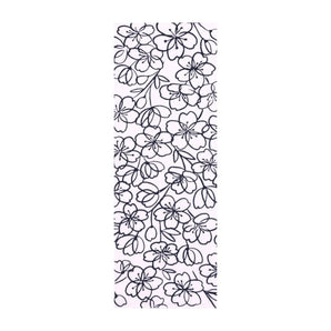 【手ぬぐい】綿100％ 岡生地 注染 さくら咲く モノクロ nugooNEXT