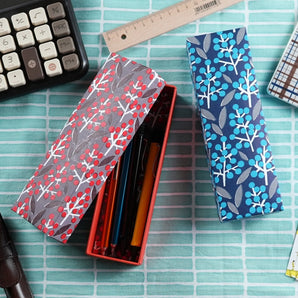 【ペンケース】手染め和紙 南天柄 幸せの文様シリーズ Fuwa Market オリジナル