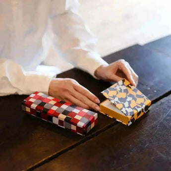 メモ帳｜梅柄｜手染め和紙 ブロックメモ帳 日本製｜幸せの文様シリーズ 文房具【 Fuwa Market オリジナル 】 Fuwa Market