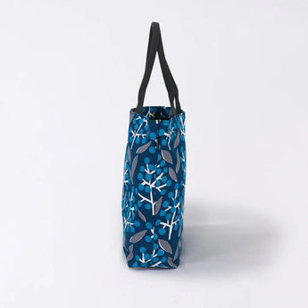 トートバッグ（縦型）｜南天柄｜手染め生地 帆布 綿100% コットン バッグ 日本製｜京都職人仕上げ 【 Fuwa Market オリジナル 】 Fuwa Market