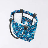 トートバッグ（縦型）｜南天柄｜手染め生地 帆布 綿100% コットン バッグ 日本製｜京都職人仕上げ 【 Fuwa Market オリジナル 】 Fuwa Market