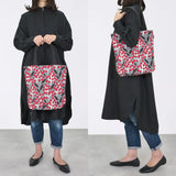 トートバッグ（縦型）｜南天柄｜手染め生地 帆布 綿100% コットン バッグ 日本製｜京都職人仕上げ 【 Fuwa Market オリジナル 】 Fuwa Market