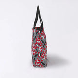 トートバッグ（縦型）｜南天柄｜手染め生地 帆布 綿100% コットン バッグ 日本製｜京都職人仕上げ 【 Fuwa Market オリジナル 】 Fuwa Market