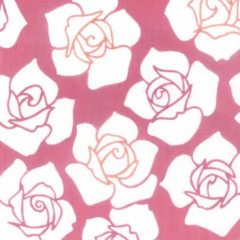 手ぬぐい | バラ柄 | 綿100% | 梨園染 注染 | 戸田屋商店 戸田屋商店（梨園染）