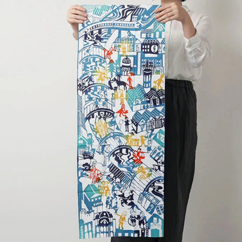 手ぬぐい | お江戸日本橋 | 綿100% | 梨園染 注染 | 戸田屋商店 戸田屋商店（梨園染）