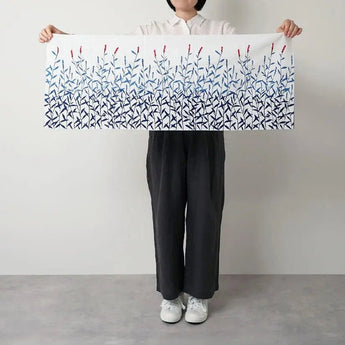 手ぬぐい | 蓼（たで）柄 | 綿100% | 梨園染 注染 | 戸田屋商店 戸田屋商店（梨園染）