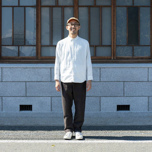 【MONPE】チノタイプ もんぺ チャコール S M うなぎの寝床